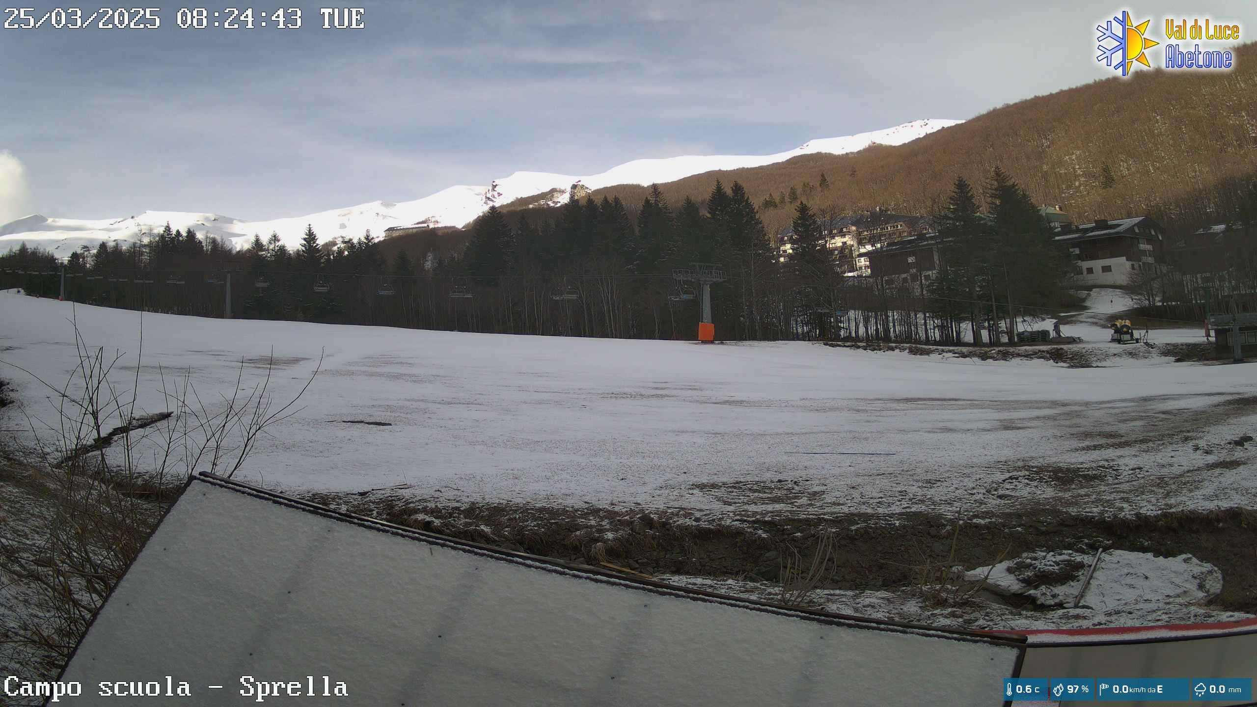 Abetone meteo Dati Meteo e Webcam Val di Luce a 1510 mt